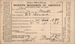 Modern Woodmen of America Long Beach, CA Postal Cards & Correspondence Postcard Postcard Postcard