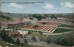 General View Of Modern Woodmen Of American Sanatorium Postcard