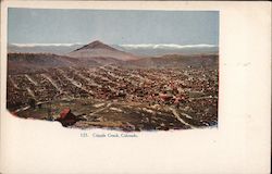 Aerial View of Cripple Creek, Colorado Postcard Postcard Postcard