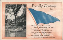 Friendly Greetings from _____ Postcard