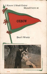 I Know I shall enjoy Myself here at Oxbow Postcard
