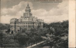 Cloud County Court House Postcard