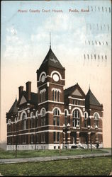 Miami County Court House Postcard