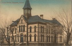 Court House Hiawatha, KS Postcard Postcard Postcard