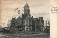 The Cherokee Co. Court House Postcard