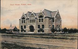 Court House Russell, KS Postcard Postcard Postcard