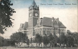 Harvey County Court House Newton, KS Postcard Postcard Postcard