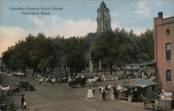 Cherokee County Court House Columbus, KS Postcard Postcard Postcard