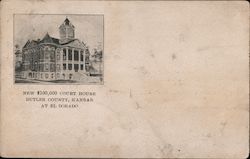 New $100,000 Court House, Butler County El Dorado, KS Postcard Postcard Postcard