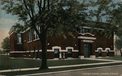 Lincoln School Abilene, KS Postcard Postcard Postcard