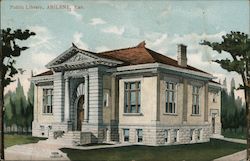Public Library Postcard