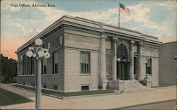 Post Office Abilene, KS Postcard Postcard Postcard