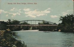 Smoky Hill River Bridge Postcard