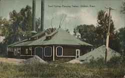 Sand Springs Pumping Station Abilene, KS Postcard Postcard Postcard