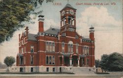 Court House Fond du Lac, WI Postcard Postcard Postcard