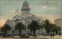 San Joaquin County Court House Postcard