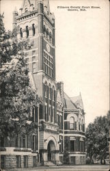 Fillmore County Court House Postcard