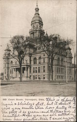 Court House Davenport, IA Postcard Postcard Postcard