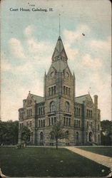 Court House Galesburg, IL Postcard Postcard Postcard