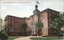 German Hospital San Francisco, CA Postcard Postcard Postcard