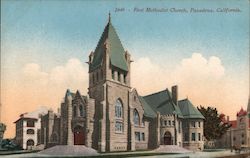 First Methodist Church Postcard