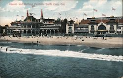 Casino and Bathing Pavillion Santa Cruz, CA Postcard Postcard Postcard