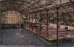 Interior of Sutro Baths Postcard