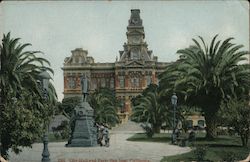 City Hall and Park Postcard