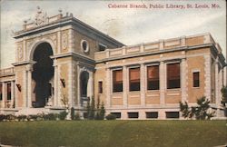 Cabanne Branch, Public Library St. Louis, MO Postcard Postcard Postcard