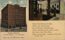 Hotel Benton Postcard