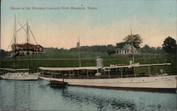 Home of the Houston Launch Club Texas Postcard Postcard Postcard