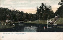 Lake-Highland Park Postcard