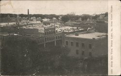 Bird's Eye View From Court House Postcard