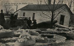 The Ice Gorge At The Shaffer Home Logansport, IN Postcard Postcard Postcard