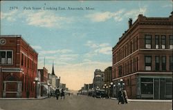 Park Street Looking East Postcard