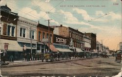 West Side Square Carthage, MO Postcard Postcard Postcard