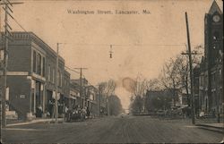 Washington Street Lancaster, MO Postcard Postcard Postcard