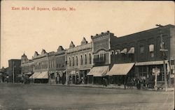 East Side of Square Postcard
