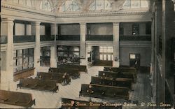 Waiting Room, Union Passenger Station Postcard