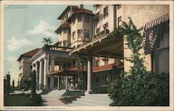 Hotel Raymond, Main Entrance Pasadena, CA Postcard Postcard Postcard