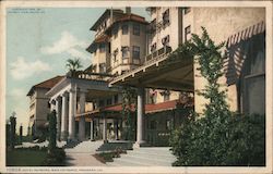 Hotel Raymond, Main Entrance Postcard