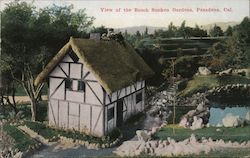View of the Busch Sunken Gardens Pasadena, CA Postcard Postcard Postcard