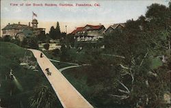 View of Busch Sunken Gardens Pasadena, CA Postcard Postcard Postcard
