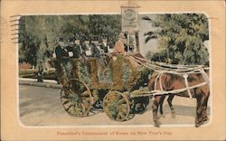 Pasadena's Tournament of Roses on New Year's Day Postcard