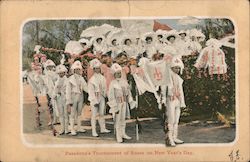 Pasadena's Tournament of Roses on New Year's Day California Postcard Postcard Postcard