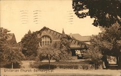 Unitarian Church Berkeley, CA Postcard Postcard Postcard