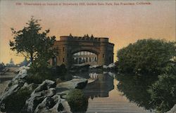 Observatory On Summit Of Strawberry Hill, Golden Gate Park Postcard