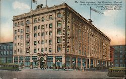 The Hotel Argonot, Erected On The Site Of The Old Pioneer Building On Fourth, Between Market And Mission Streets Postcard