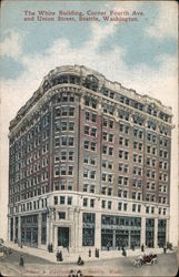 The White Building, Corner Fourth Ave and Union Street Postcard