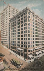 Second Avenue and Madison Street, American Savings Bank & Trust Co. and Empire Buildings Postcard